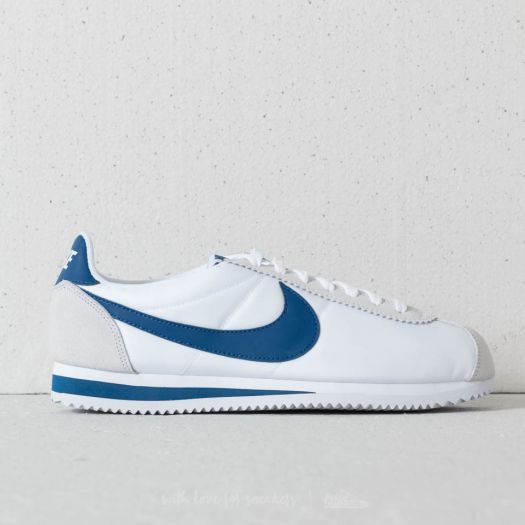 Men s shoes Nike Classic Cortez Nylon White Gym Blue Footshop
