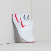 Nike epic react hot sale flyknit white red