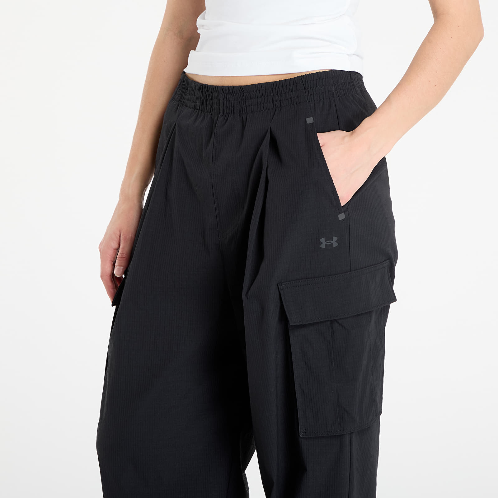 Pants Under Armour Unstoppable Ripstop Cargo Black