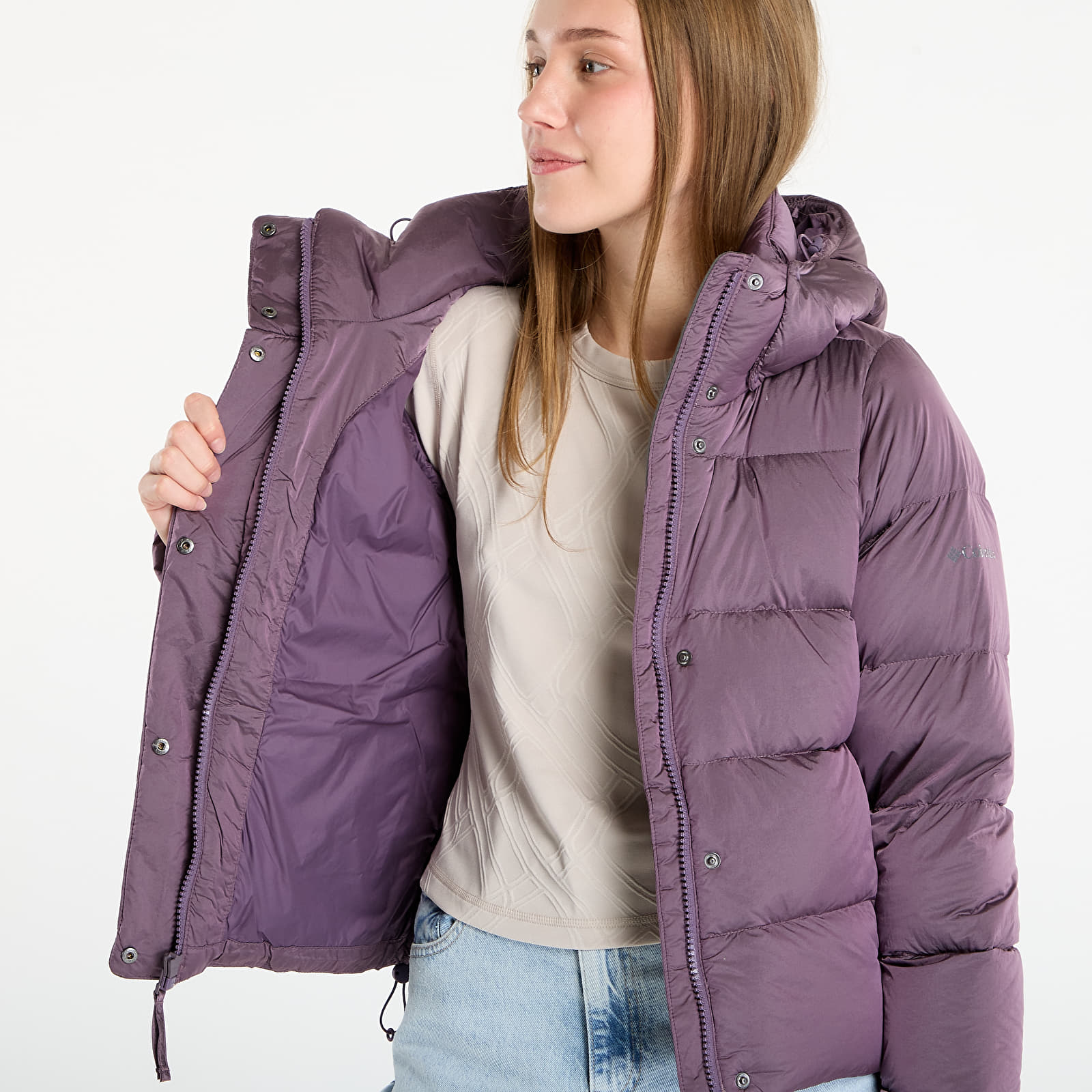 Kabátok Columbia Amaze Puff™ Hooded Jacket Fig High Shine