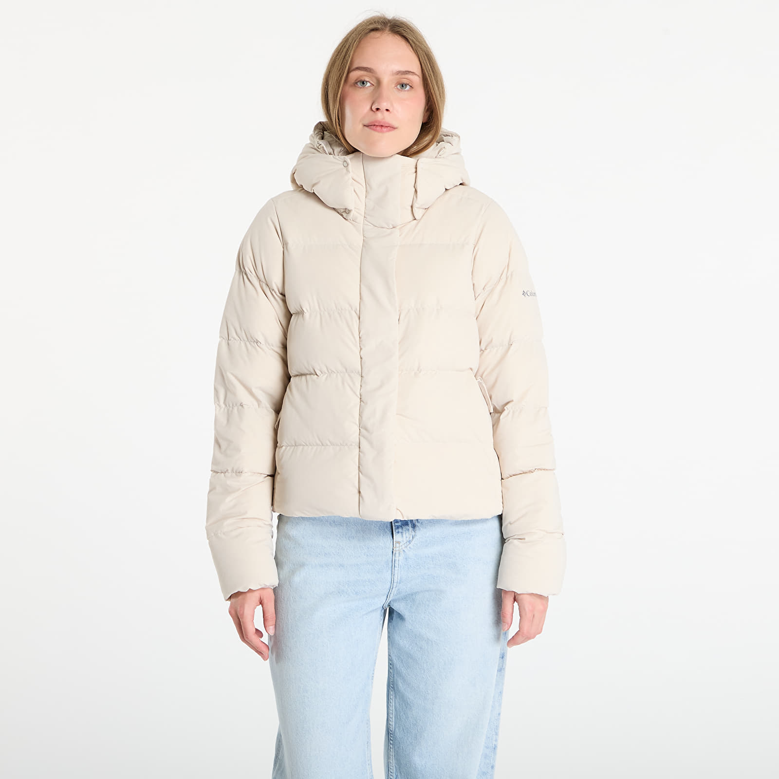 Női kabátok Columbia Amaze Puff™ Hooded Jacket Dark Stone
