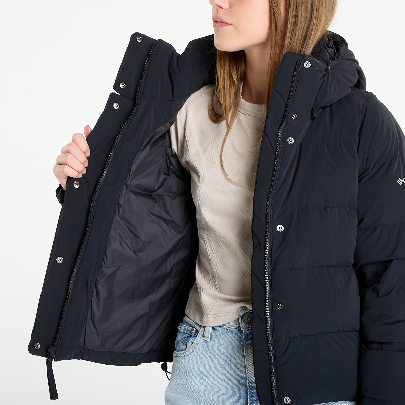 Kabátok Columbia Amaze Puff™ Hooded Jacket Black