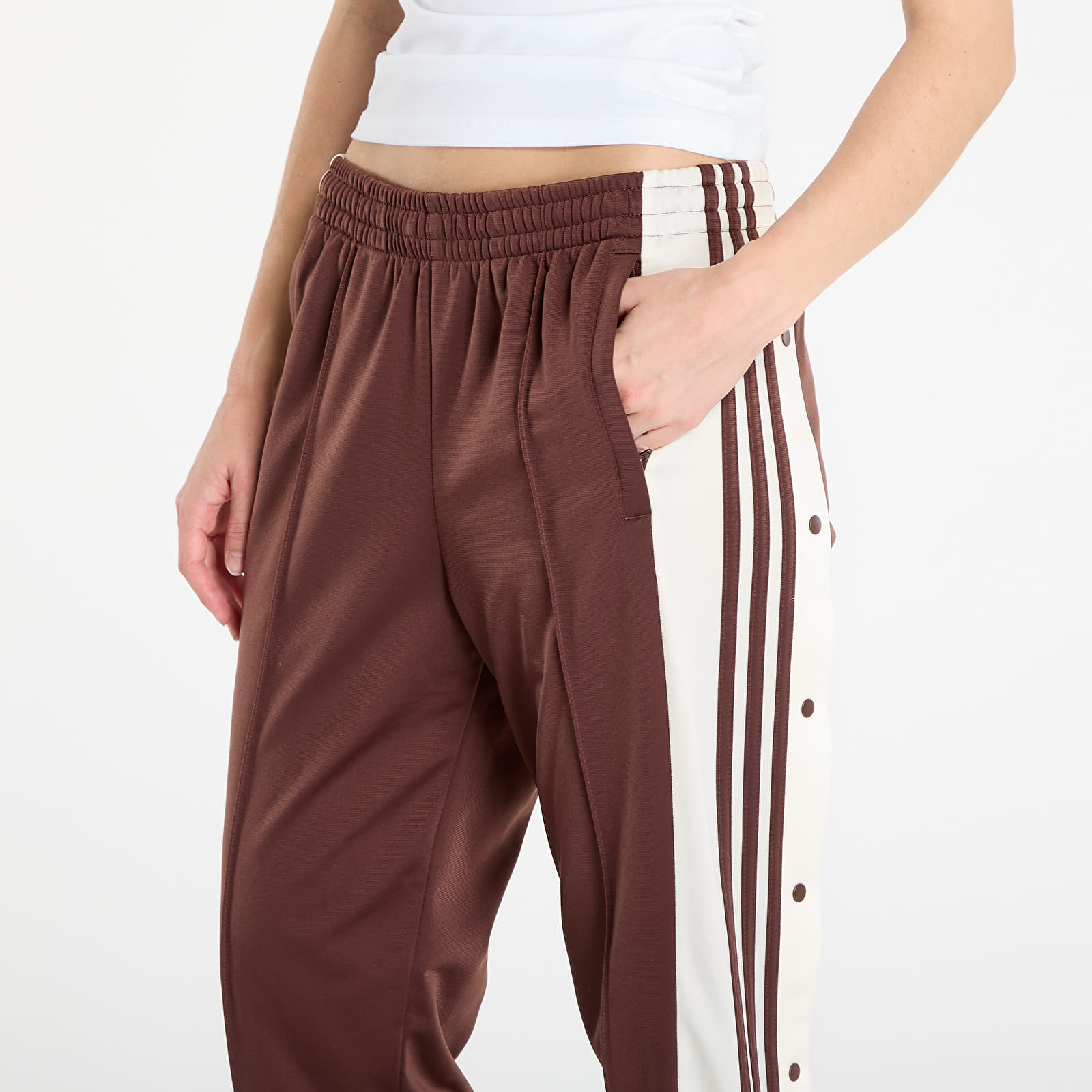 Nadrágok adidas Adibreak Tracksuit Bottoms Auburn/ White