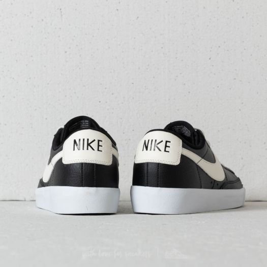 Men s shoes Nike Blazer Low Leather Black Sail Gum Med Brown
