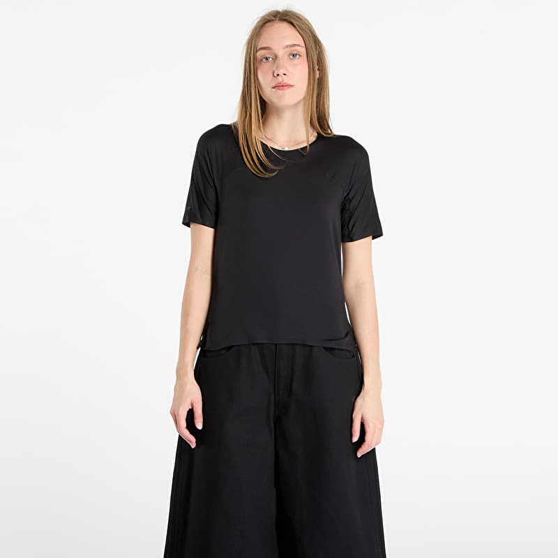 Y-3 W Run Ss Tee Black