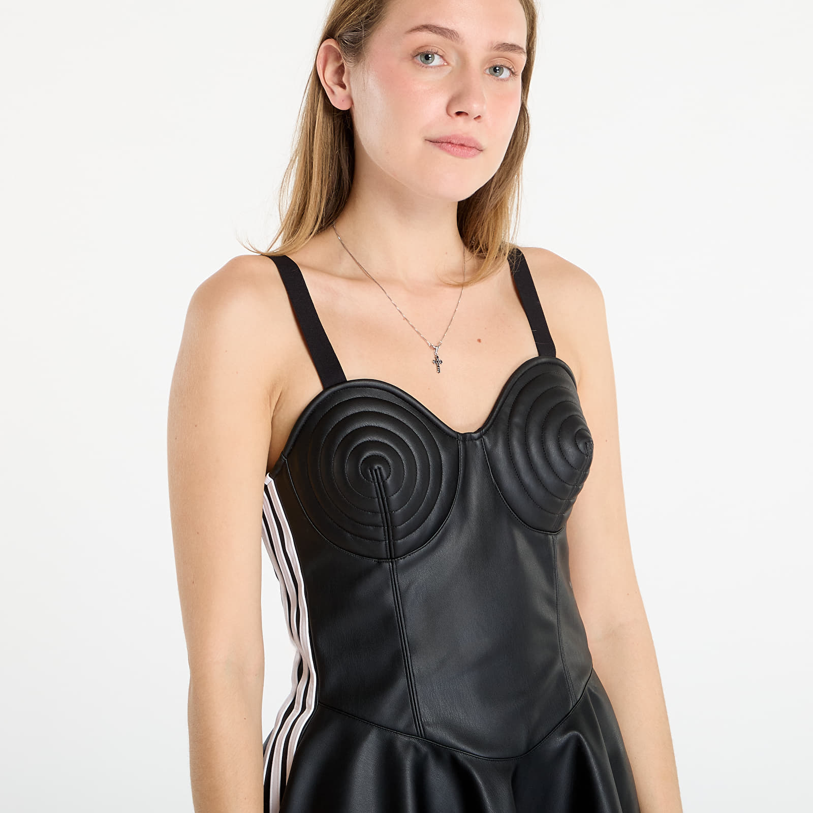 Ruhák adidas x Jeremy Scott Faux-Leather Dress Black