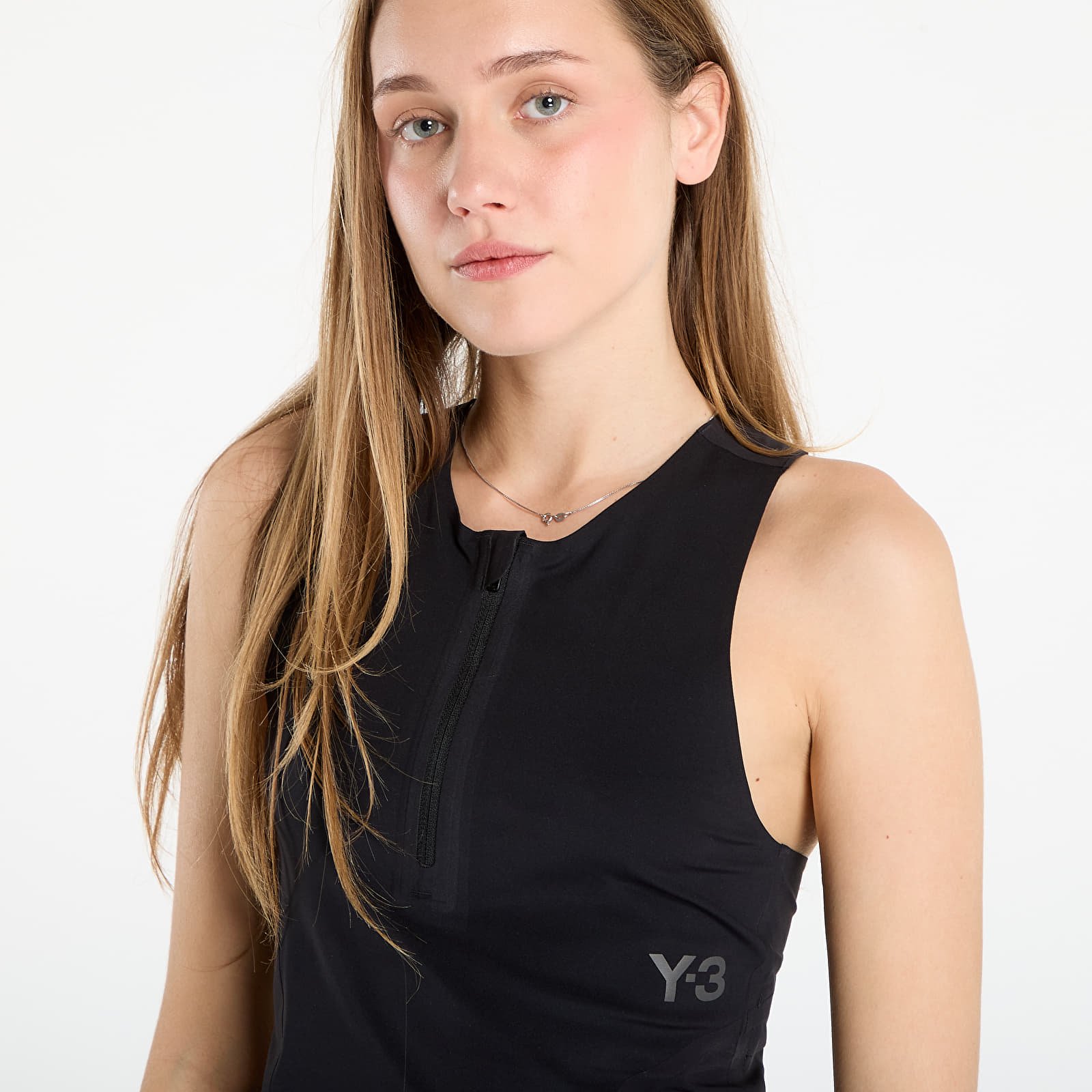Ujjatlan pólók Y-3 W Run Top Black