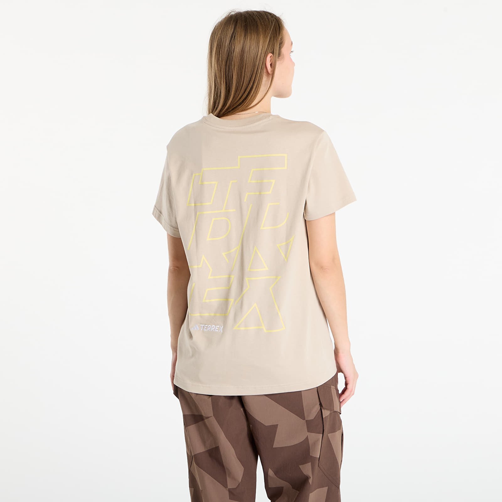 T-shirts adidas Terrex Signature AOP Graphic T-Shirt UNISEX Wonder Beige