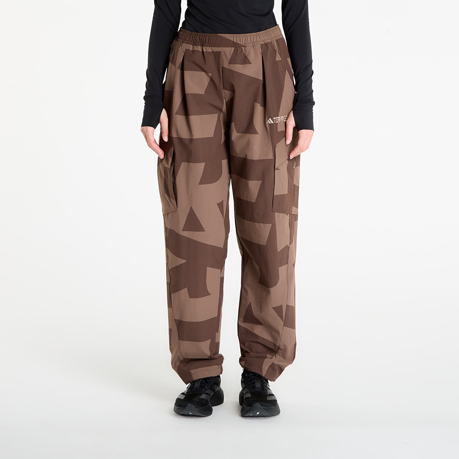 Pants adidas Terrex Xploric Cargo Joggers Printed Brown