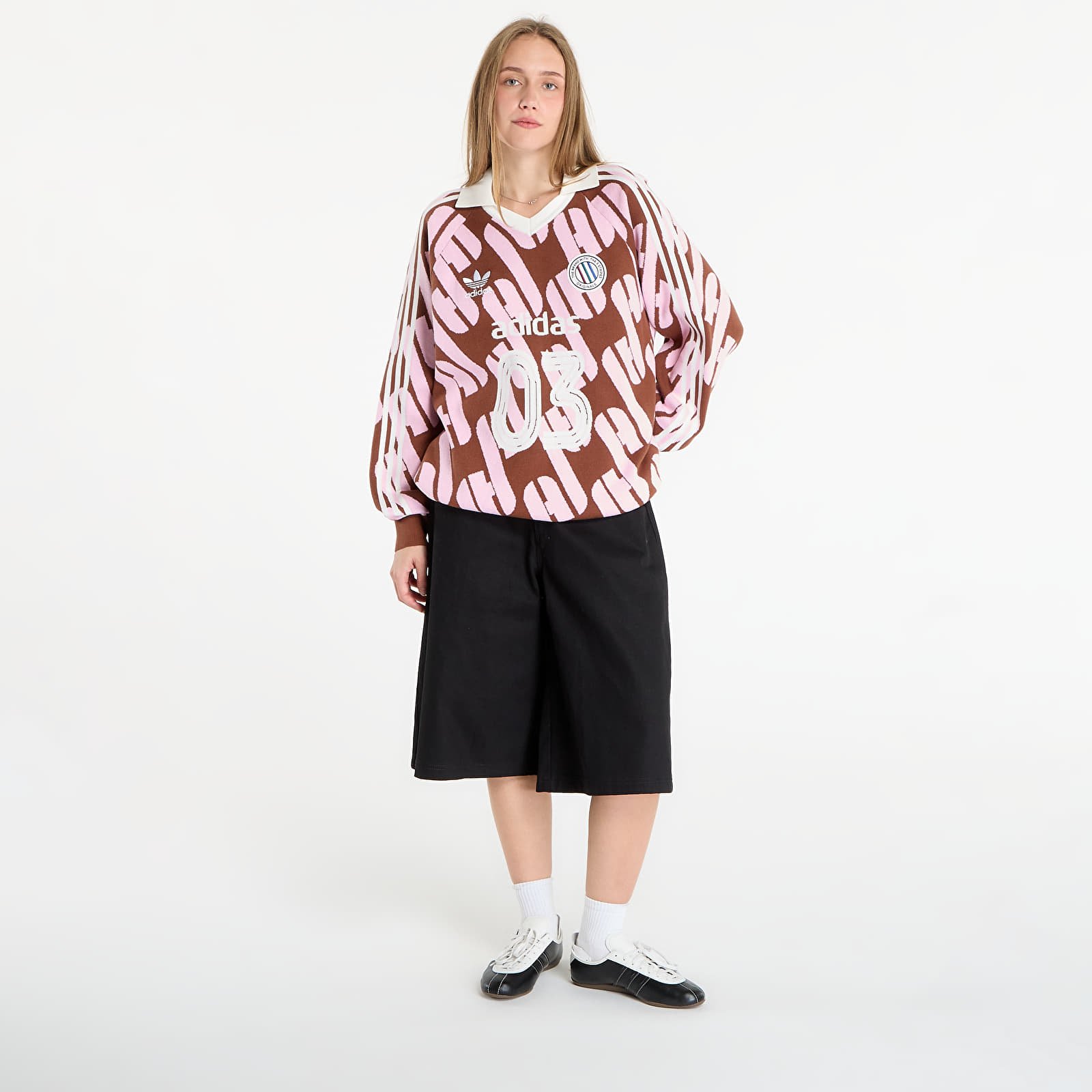 Kapucnis pulóverek és pulcsik adidas ADICOLOR BLOKECORE POLO UNISEX Preloved Brown