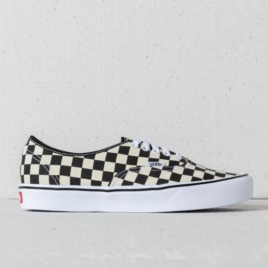 Men s shoes Vans Authentic Lite Checkerboard Black White Footshop