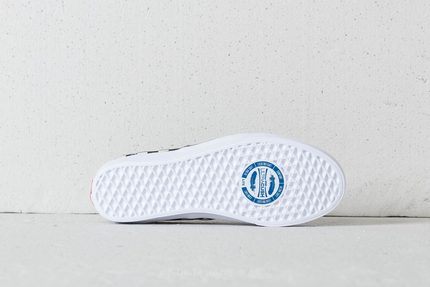 Férfi cipők Vans Authentic Lite (Checkerboard) Black/ White