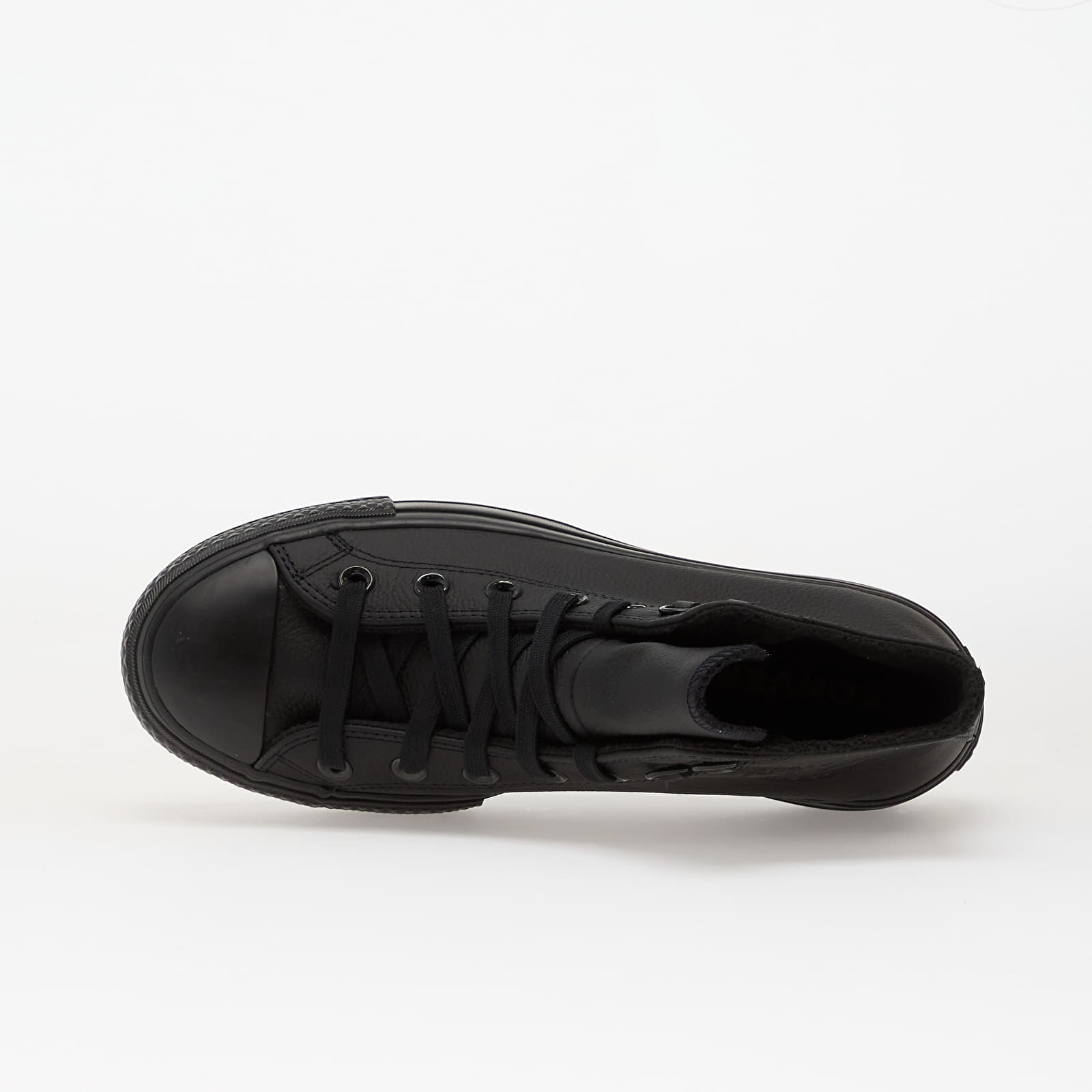 Női cipők Converse Chuck Taylor All Star Lift Platform Leather Hi Black/ Black/ Black