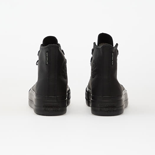 Converse Chuck Taylor All Star Lift Platform Leather Hi Black