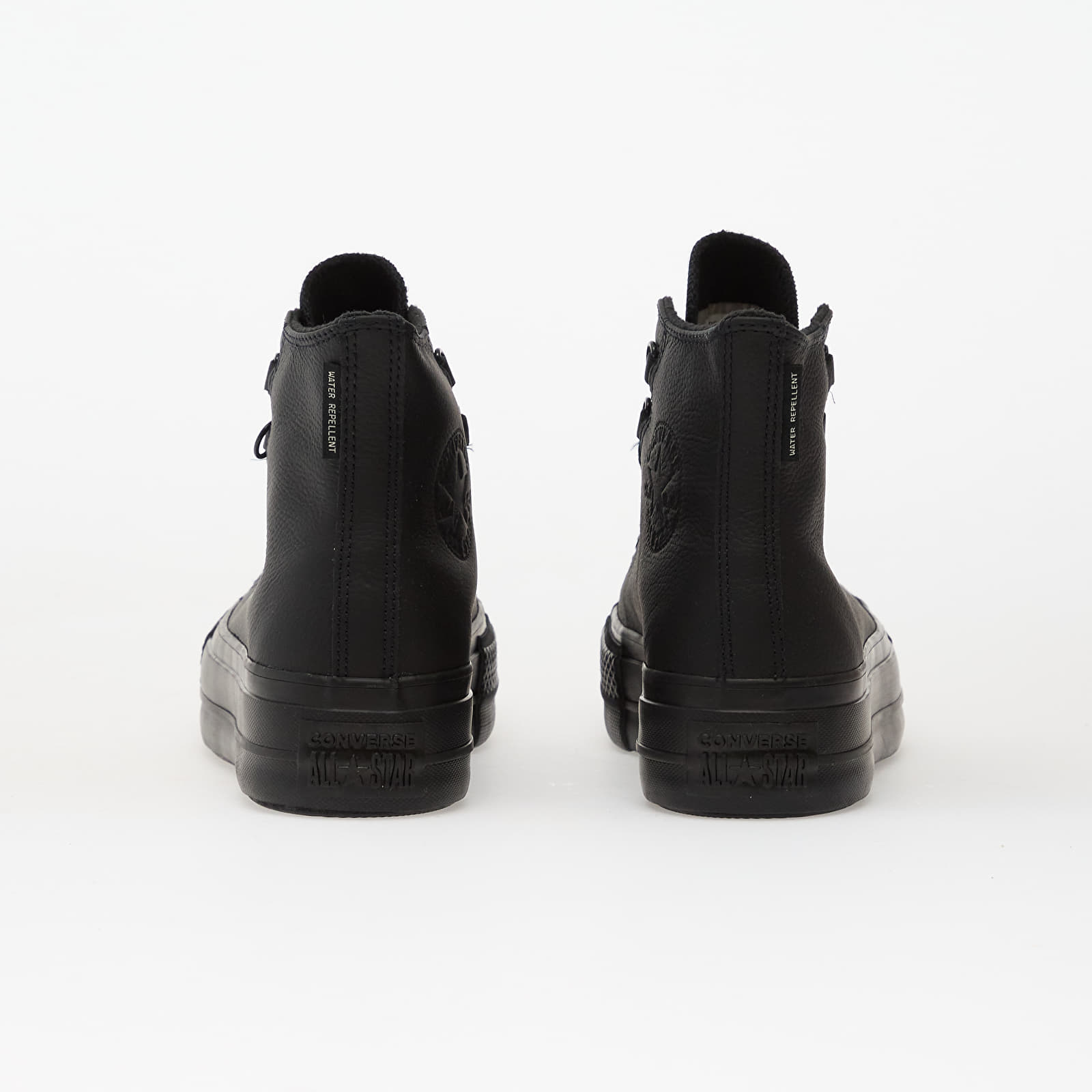 Női cipők Converse Chuck Taylor All Star Lift Platform Leather Hi Black/ Black/ Black
