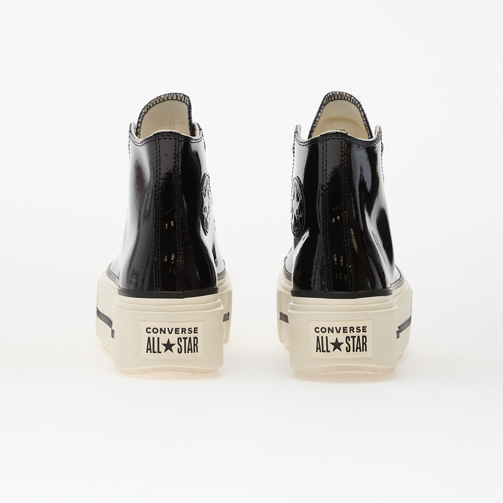 Férfi cipők Converse Chuck Taylor All Star Lift Double Stack Platform Patent Leather Hi Black/ Egret/ Black