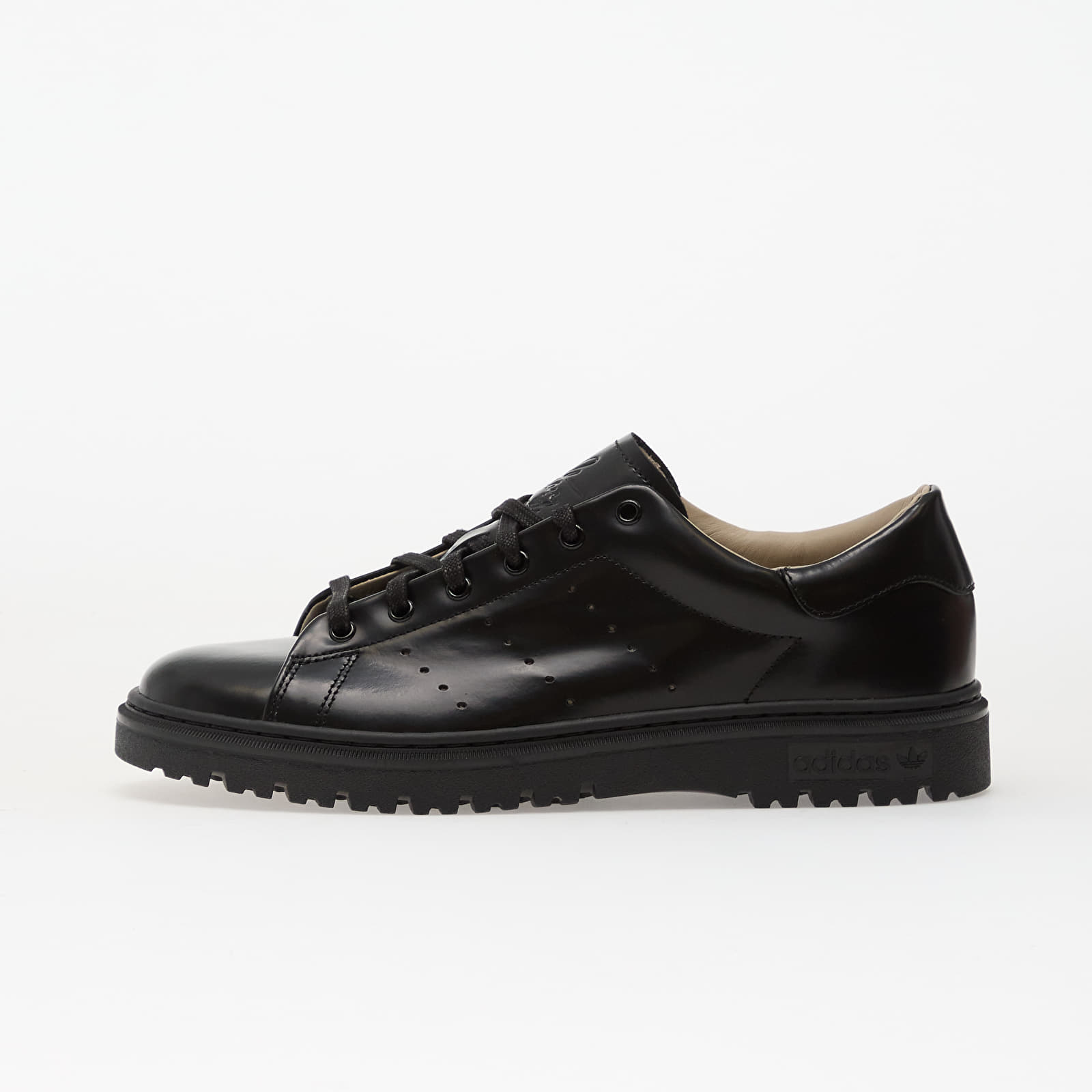 Men's shoes adidas Stan Smith Freizeit Core Black/ Core Black/ Wonder Beige