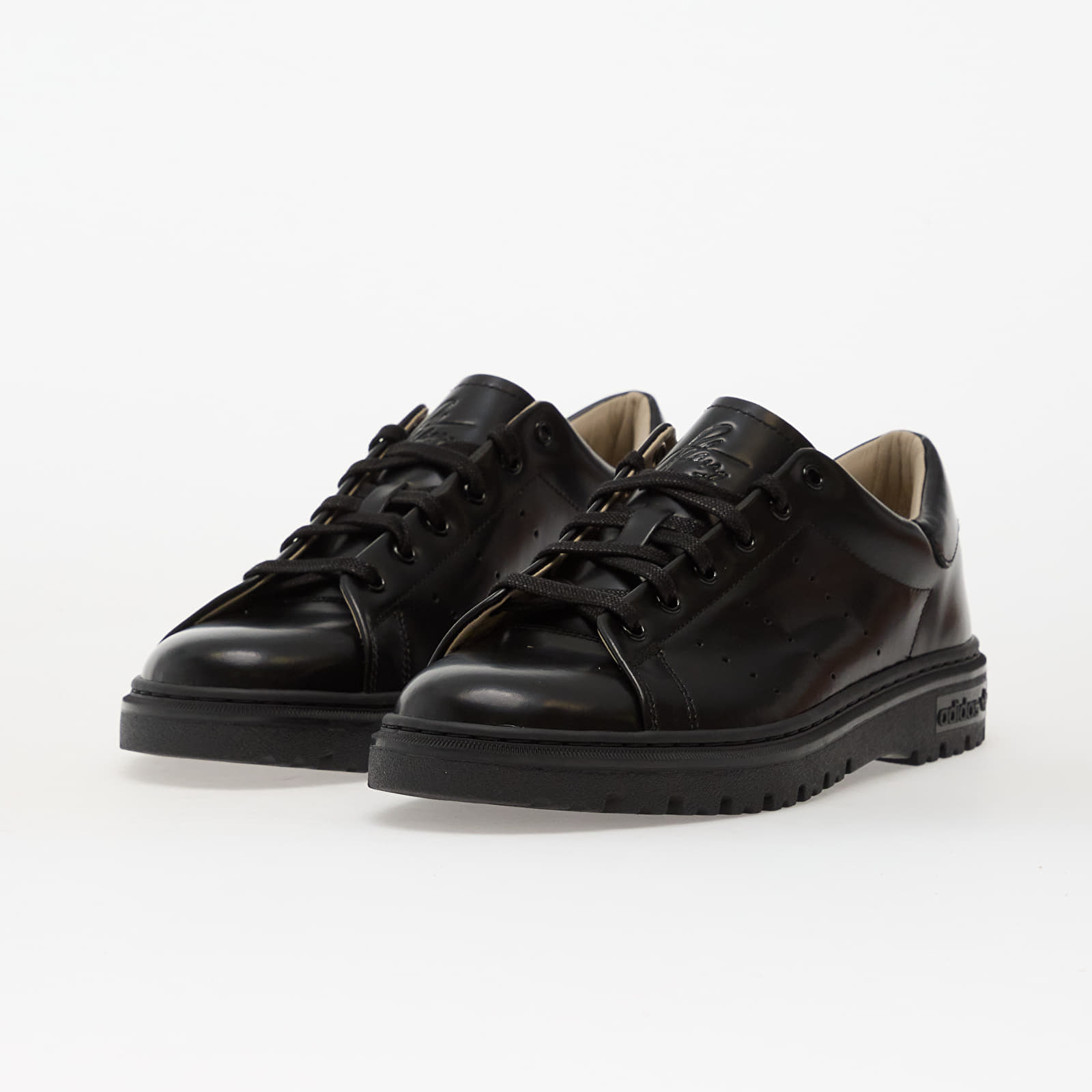 Men's shoes adidas Stan Smith Freizeit Core Black/ Core Black/ Wonder Beige