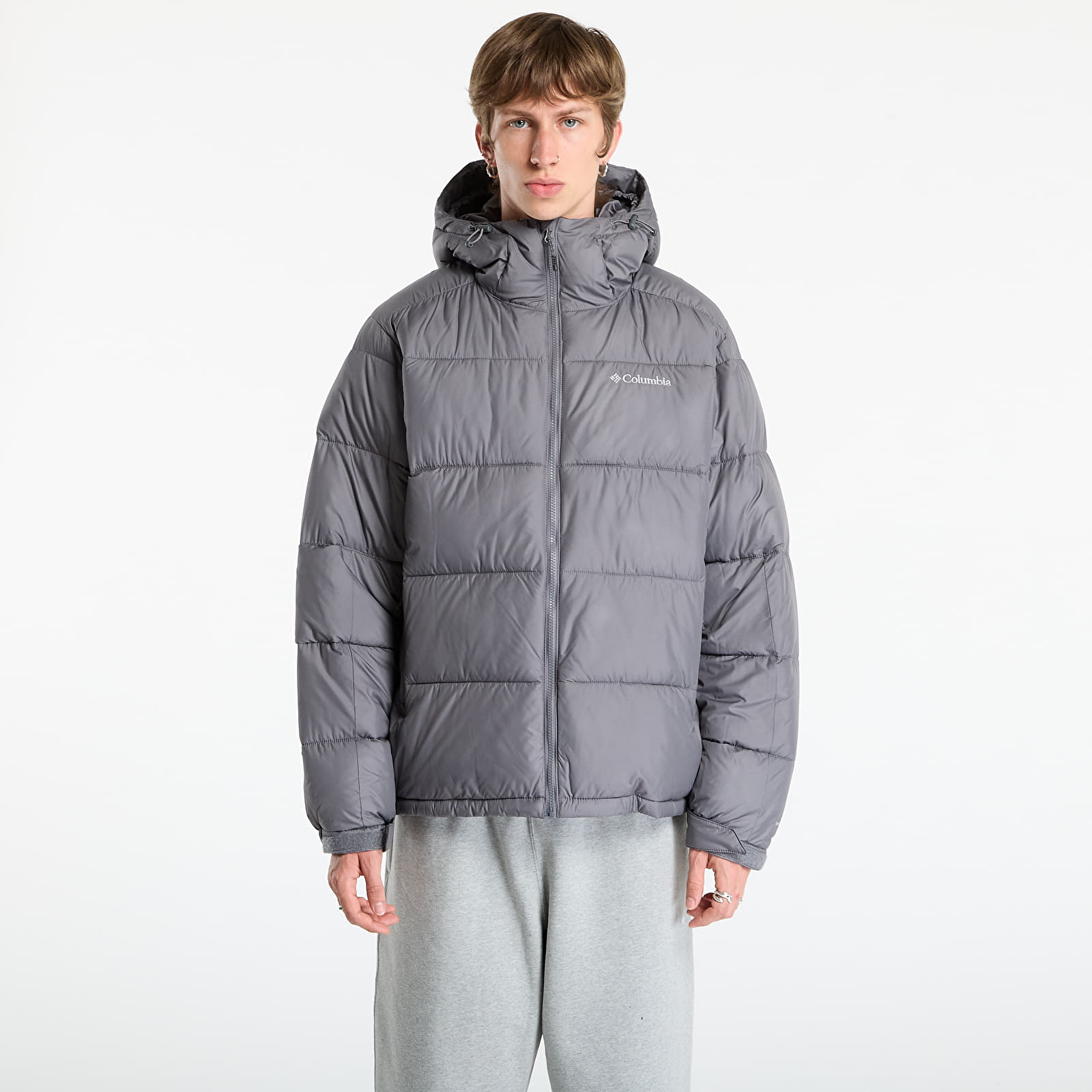 Puffer jackets Columbia Pike Lake™ II Hooded Jacket City Grey