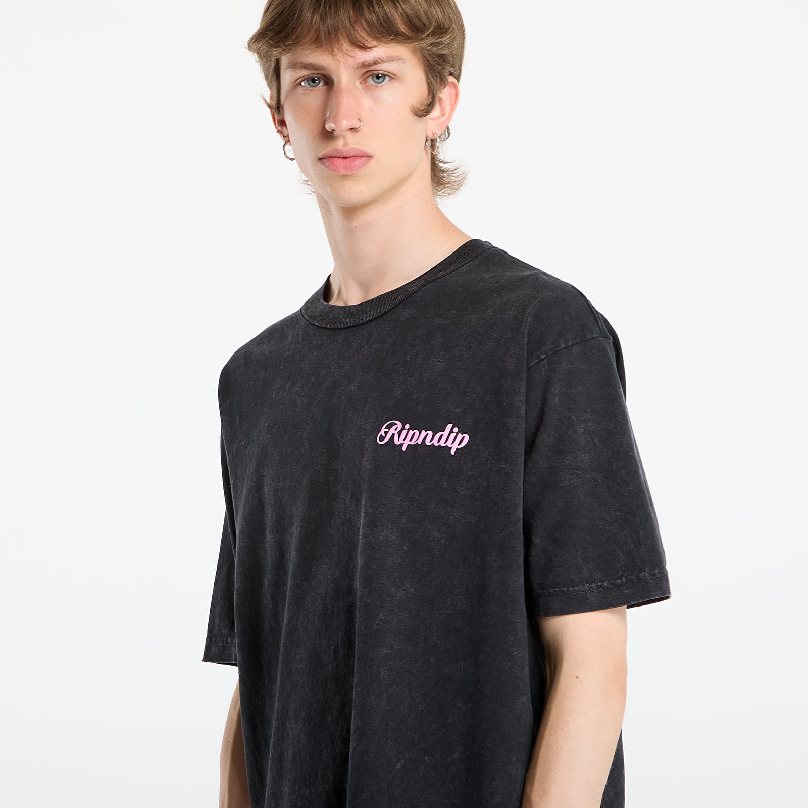 Pólók RIPNDIP Memories Tee Black Vintage Wash