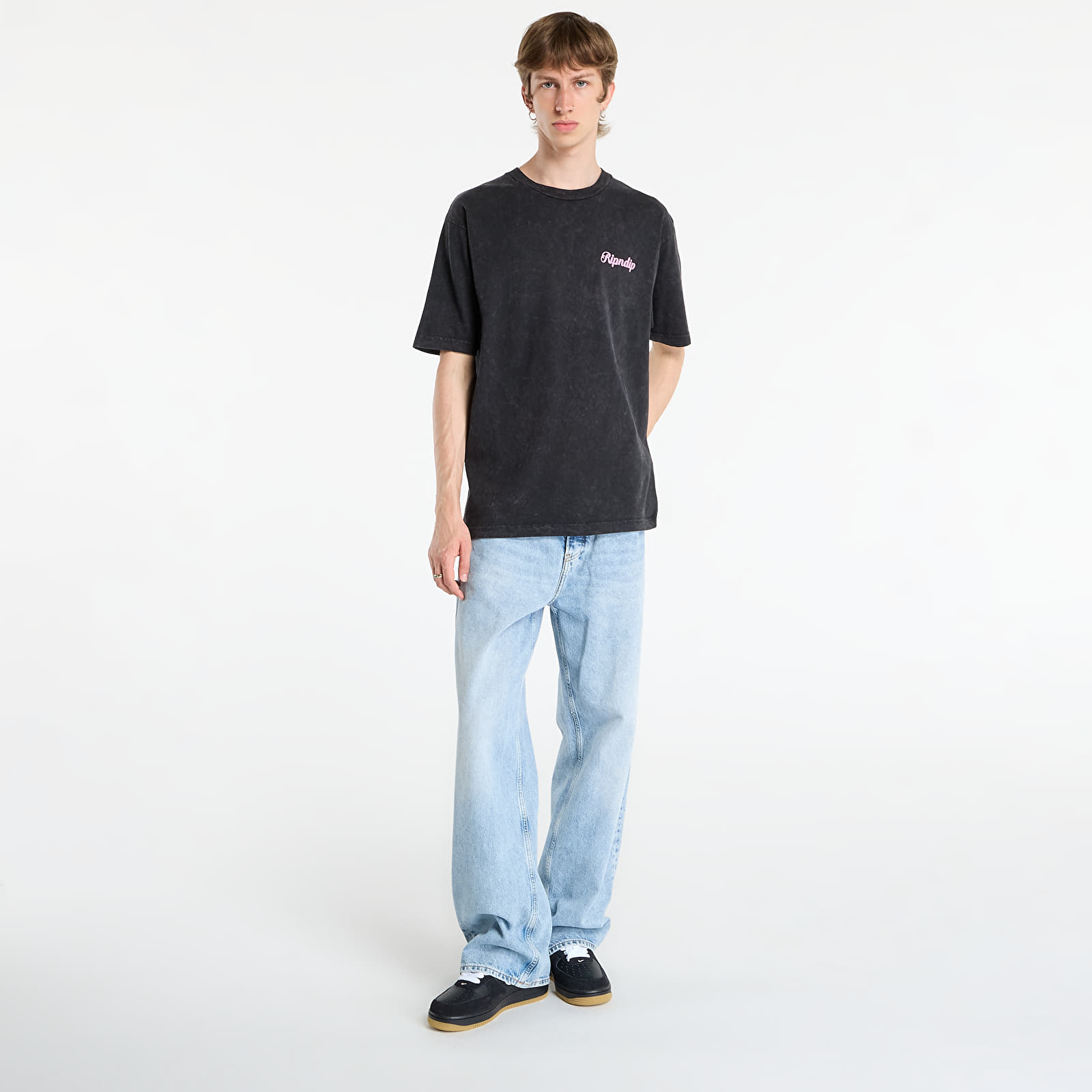 Pólók RIPNDIP Memories Tee Black Vintage Wash