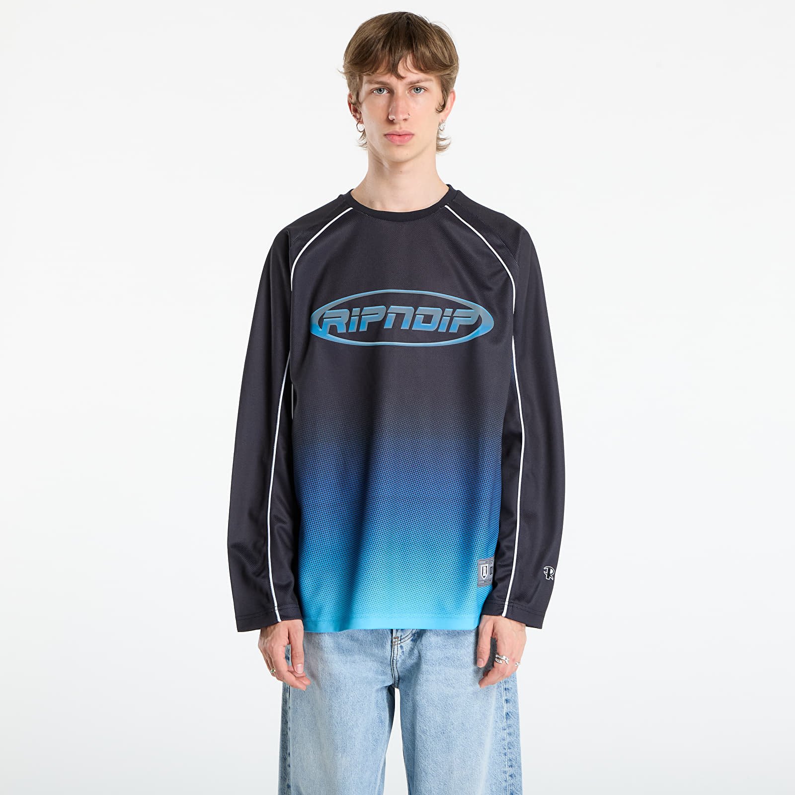 Trikók RIPNDIP Surround Sound Hockey Jersey Black/ Blue