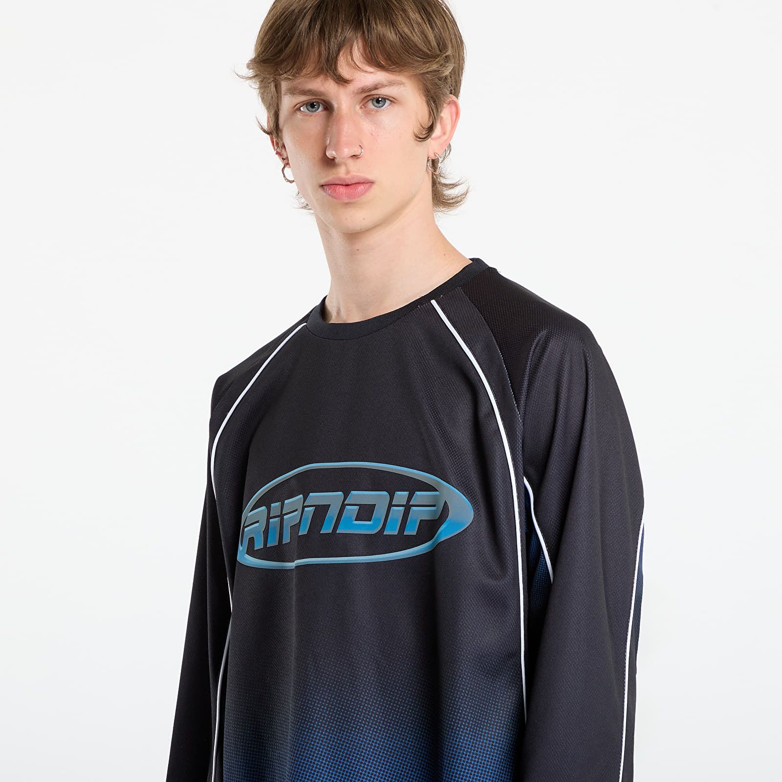 Trikók RIPNDIP Surround Sound Hockey Jersey Black/ Blue