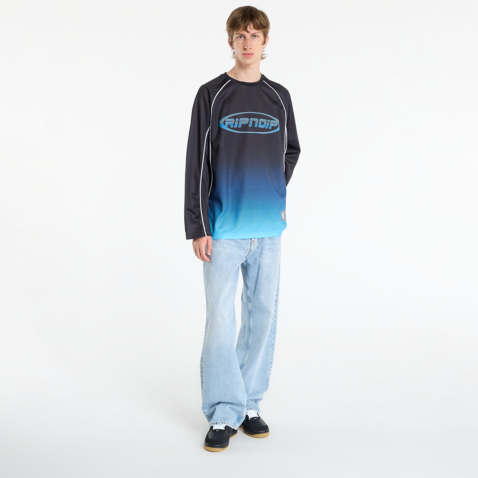 Trikók RIPNDIP Surround Sound Hockey Jersey Black/ Blue