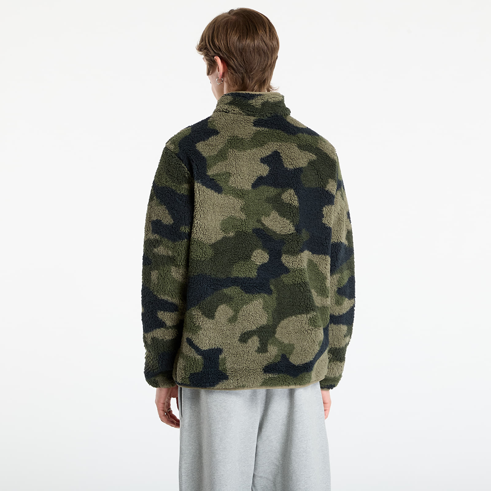 Kapucnis pulóverek és pulcsik Columbia Rugged Ridge™ High Pile Half Zip Stone Green Mod Camo