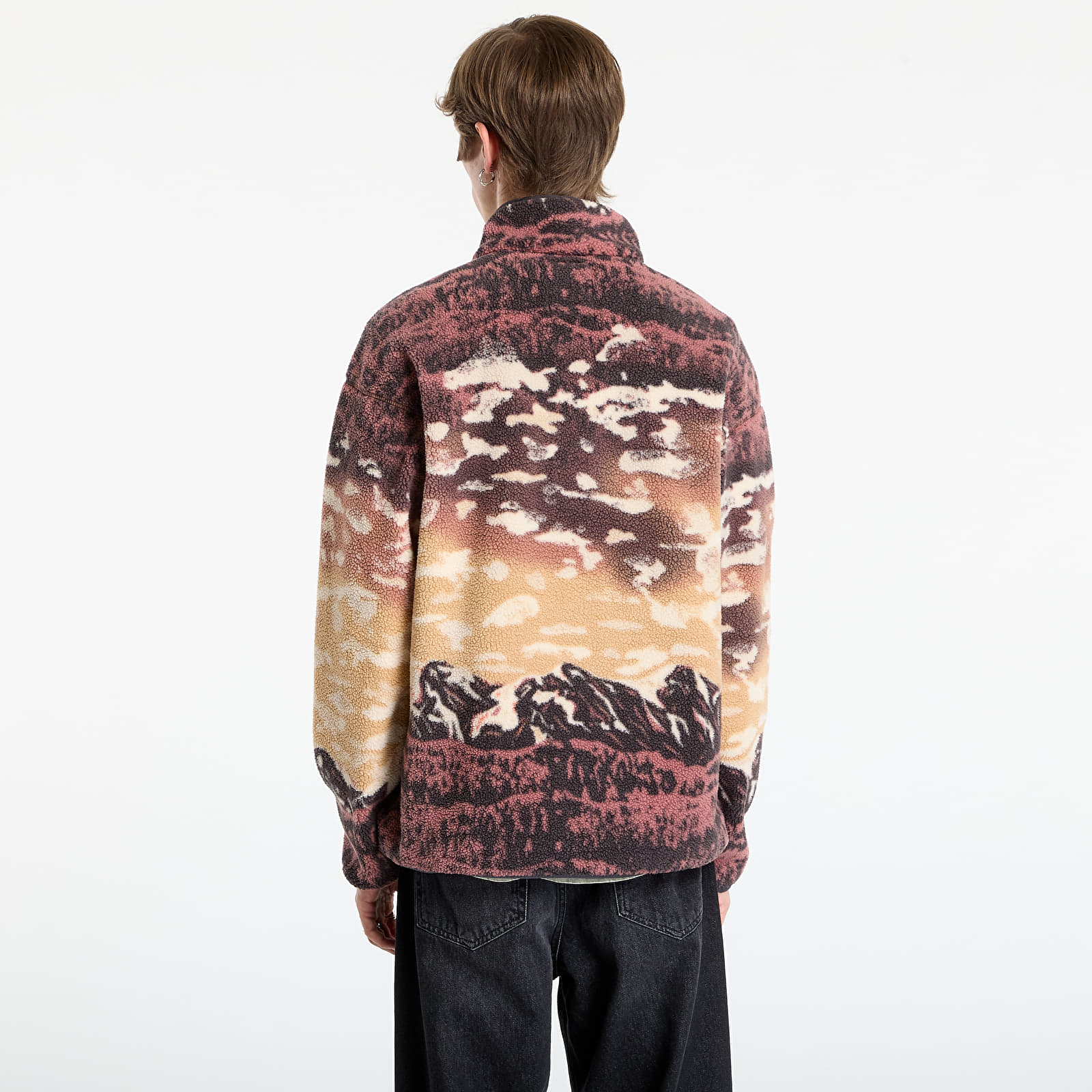 Kapucnis pulóverek és pulcsik Columbia Helvetia™ II Printed Half Snap Fleece Camel Brown Sisters