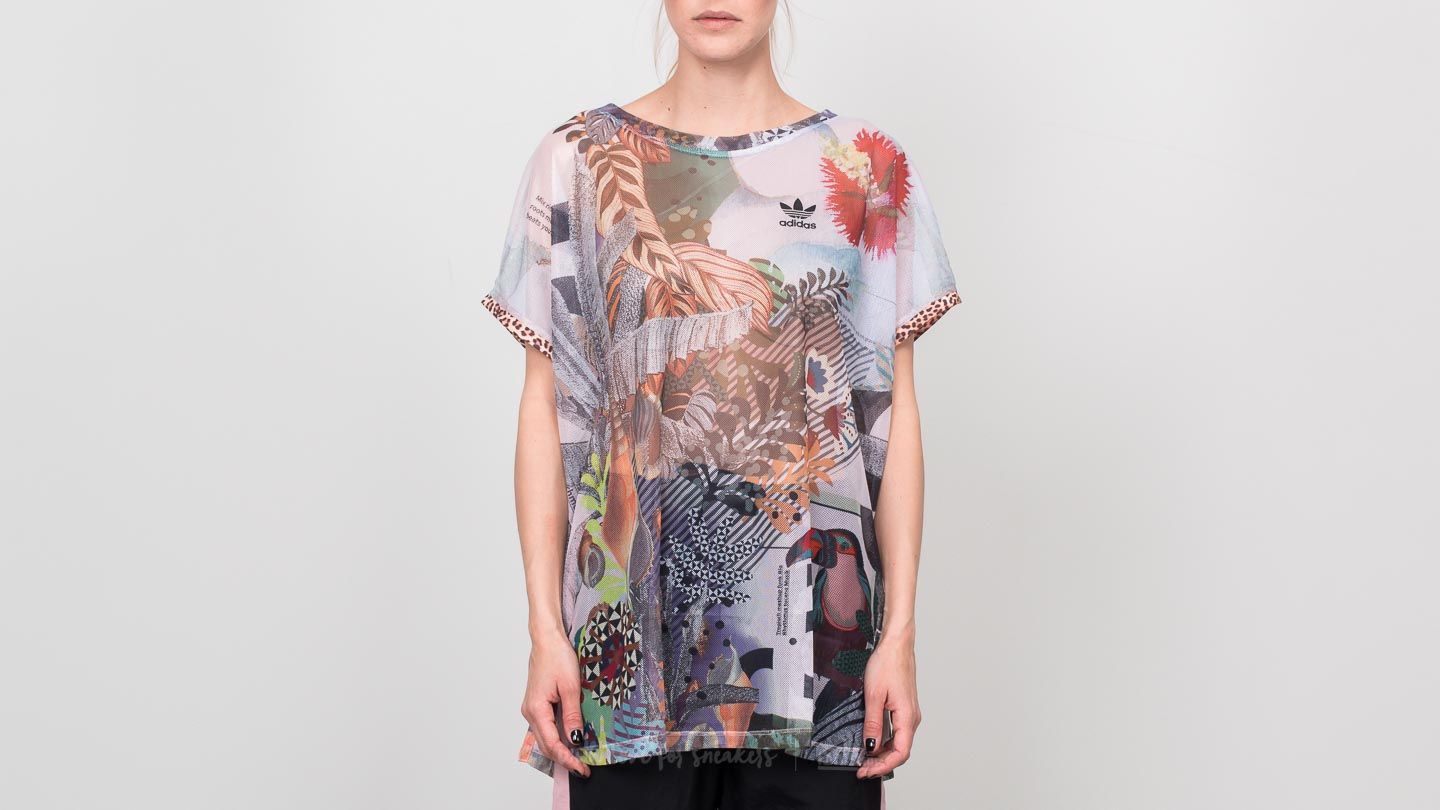 T shirts adidas Boxy Tee Multicolor Footshop