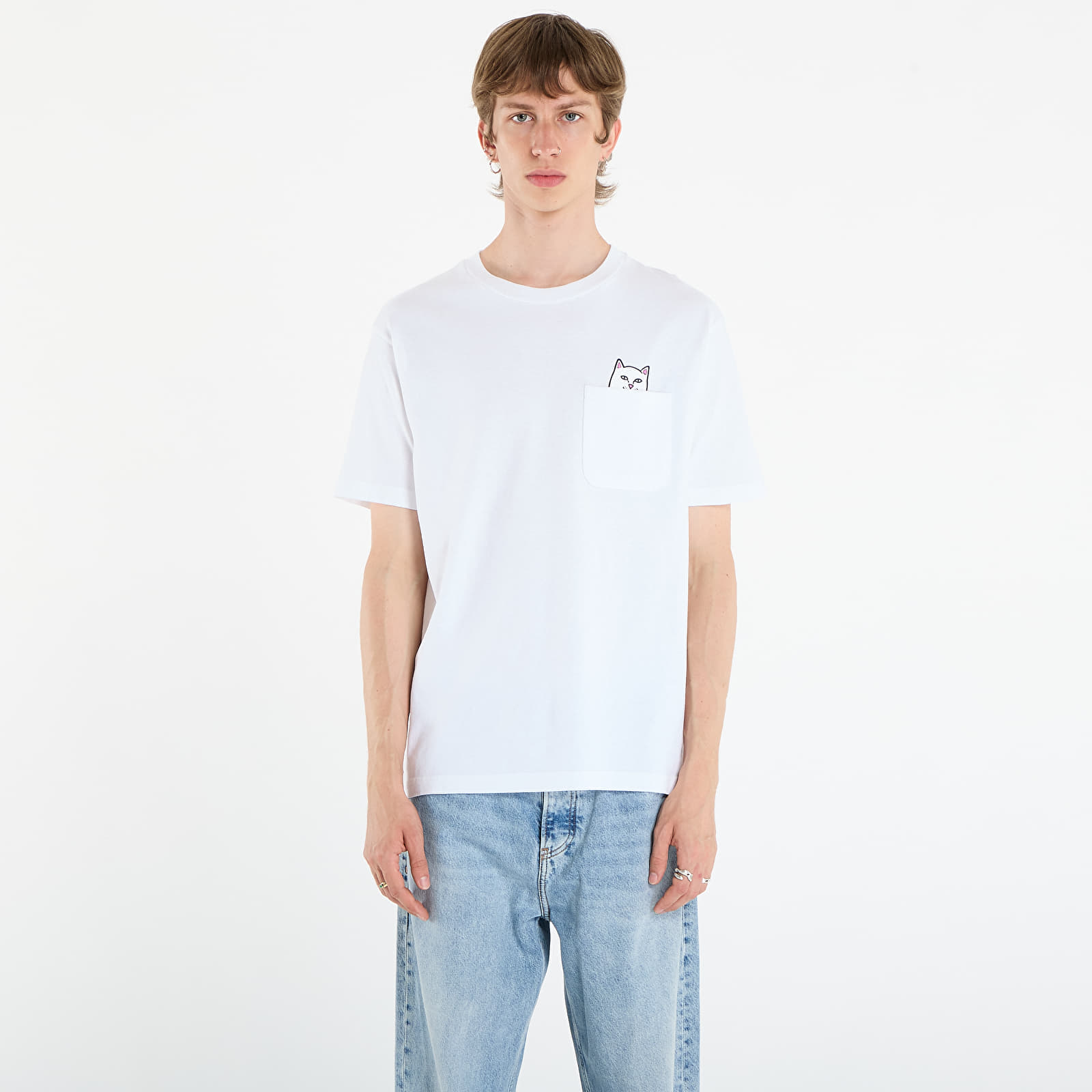 T-shirts RIPNDIP Lord Nermal Pocket Tee White