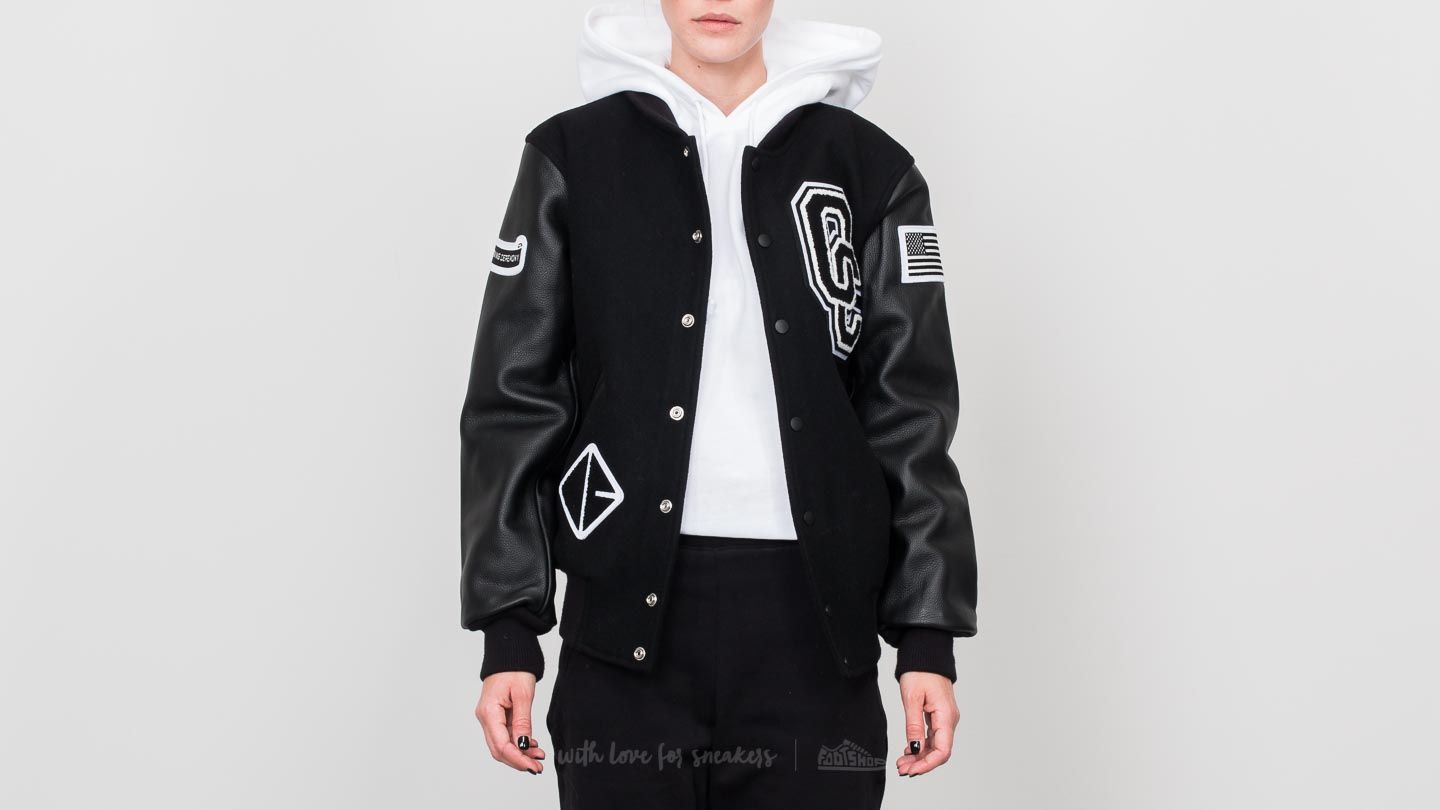 Bomber Jackets Opening Ceremony Varsity Jacket Black
