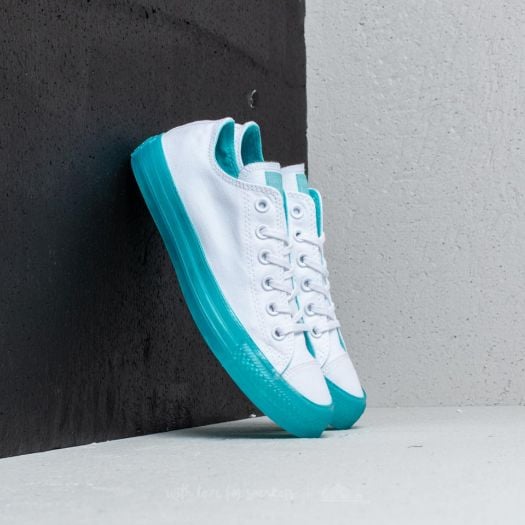 Bleached aqua converse hot sale