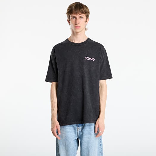 RIPNDIP Memories Tee Black Vintage Wash