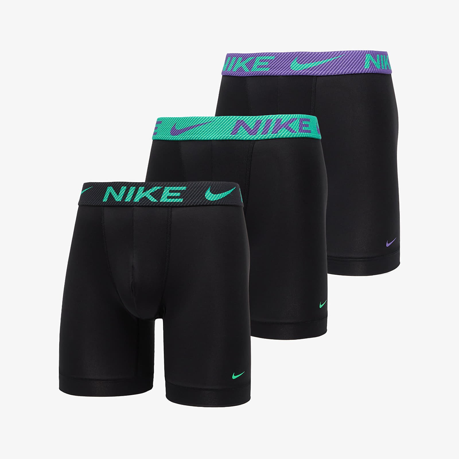Nike DRI-FIT Essential Micro Boxer Brief Long 3-Pack Black XL