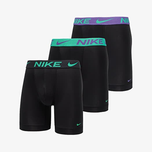 Nike DRI-FIT Essential Micro Boxer Brief Long 3-Pack Black