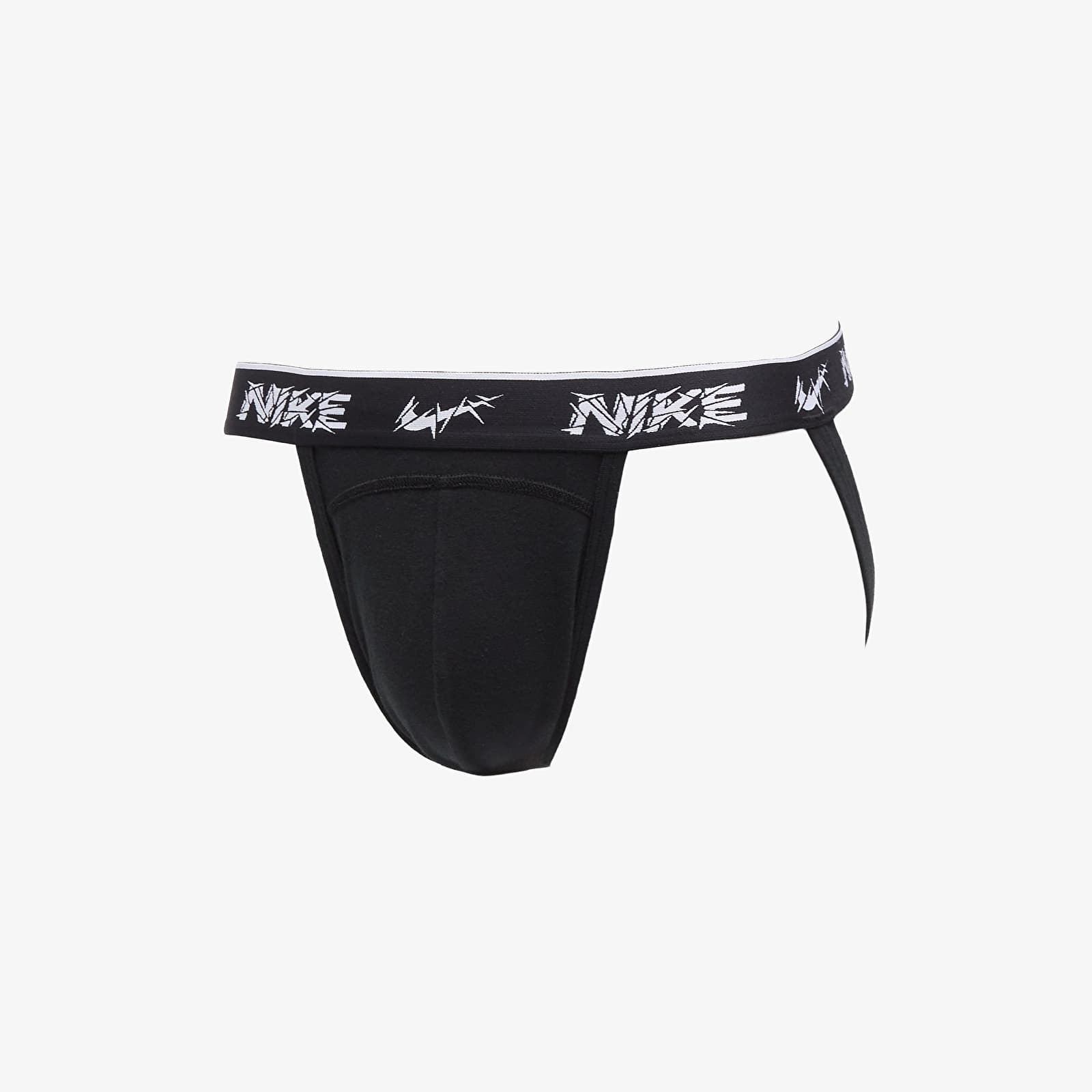 Férfi boxeralsók Nike DRI-FIT Everyday Cotton Stretch Jock Strap 3-Pack Black