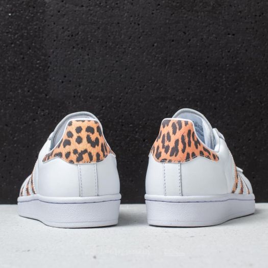 adidas superstar leopard white