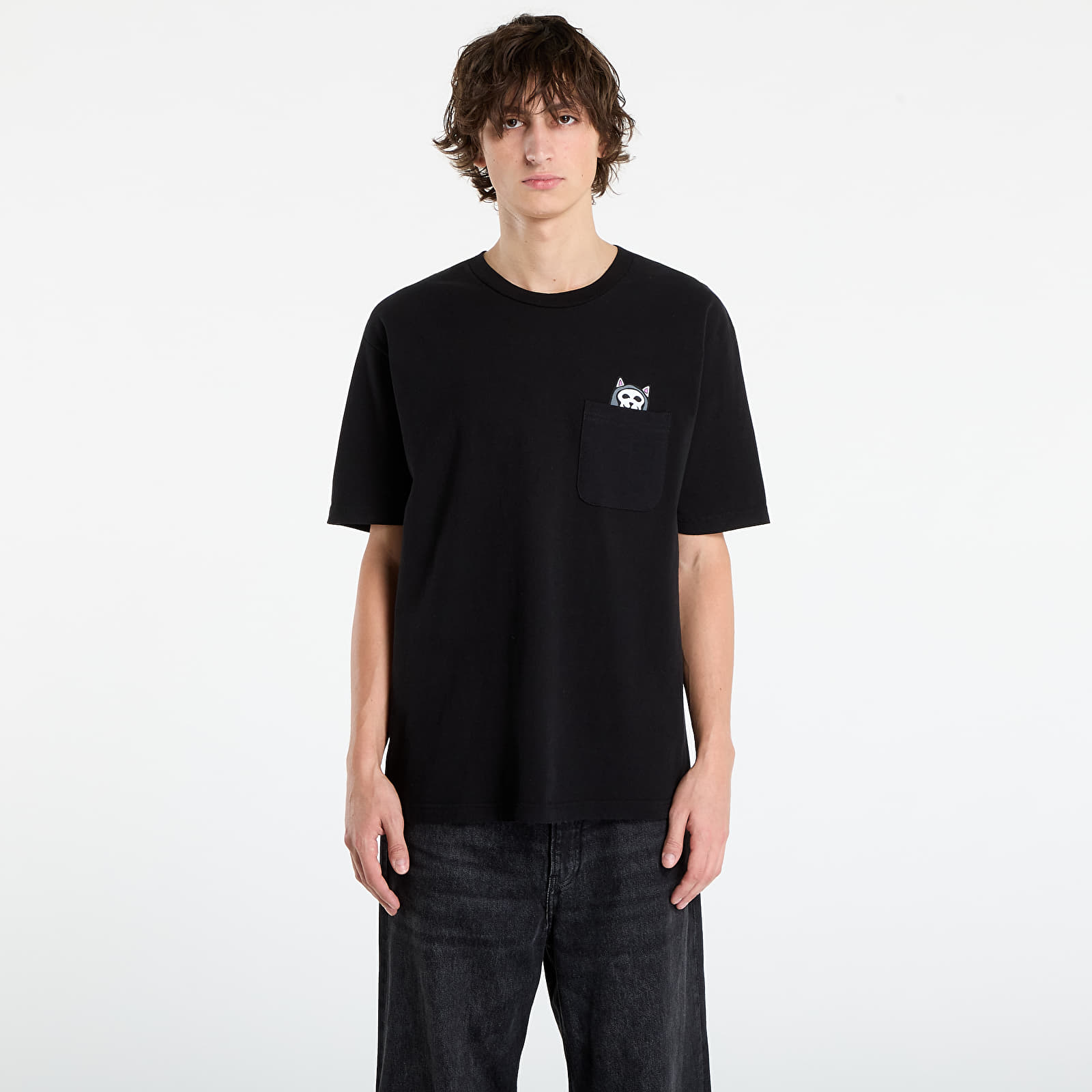 T-Shirts RIPNDIP Trick Or Treat Pocket Tee Black