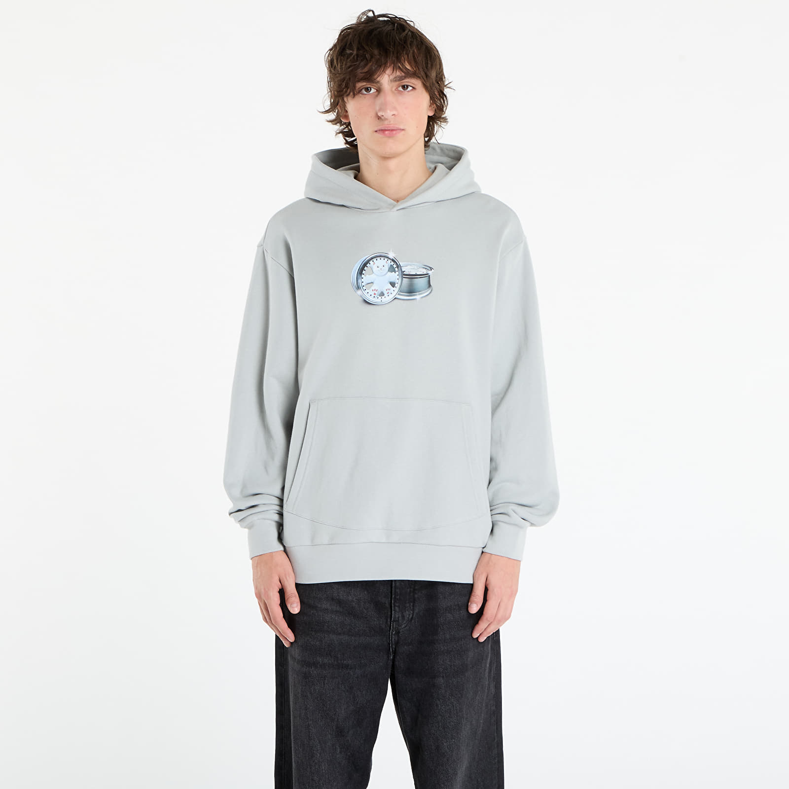Hoodies and sweatshirts  RIPNDIP Nerm On Wheels Hoodie Grey