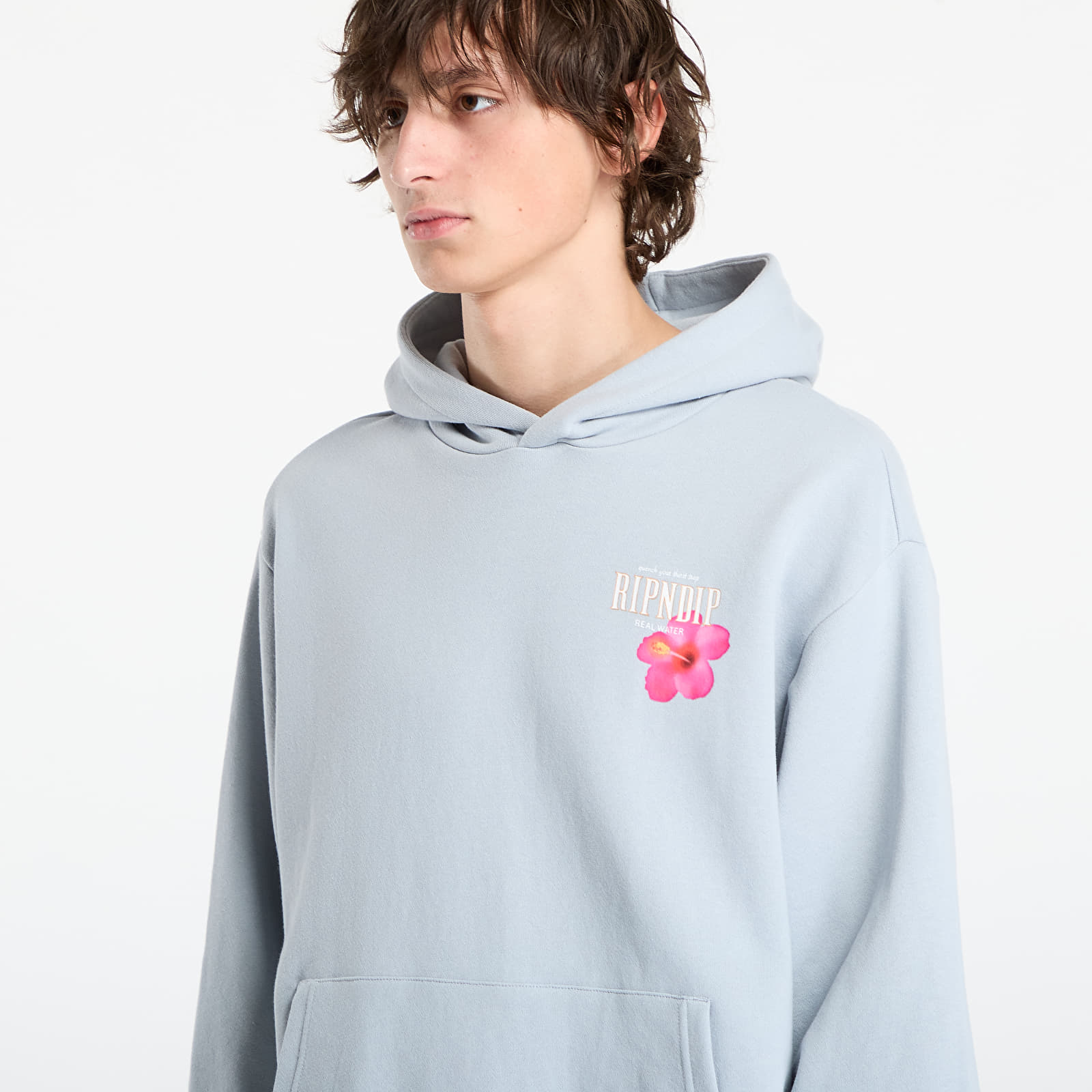 Hoodies and sweatshirts RIPNDIP Real Water Hoodie Powder Blue