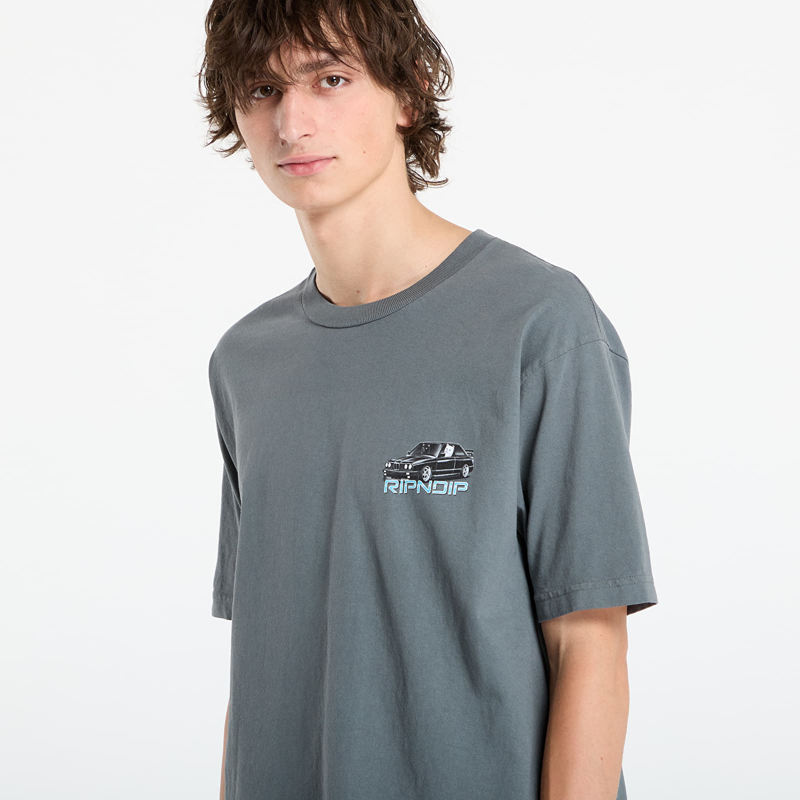 T-Shirts RIPNDIP Vroom Vroom Tee Charcoal
