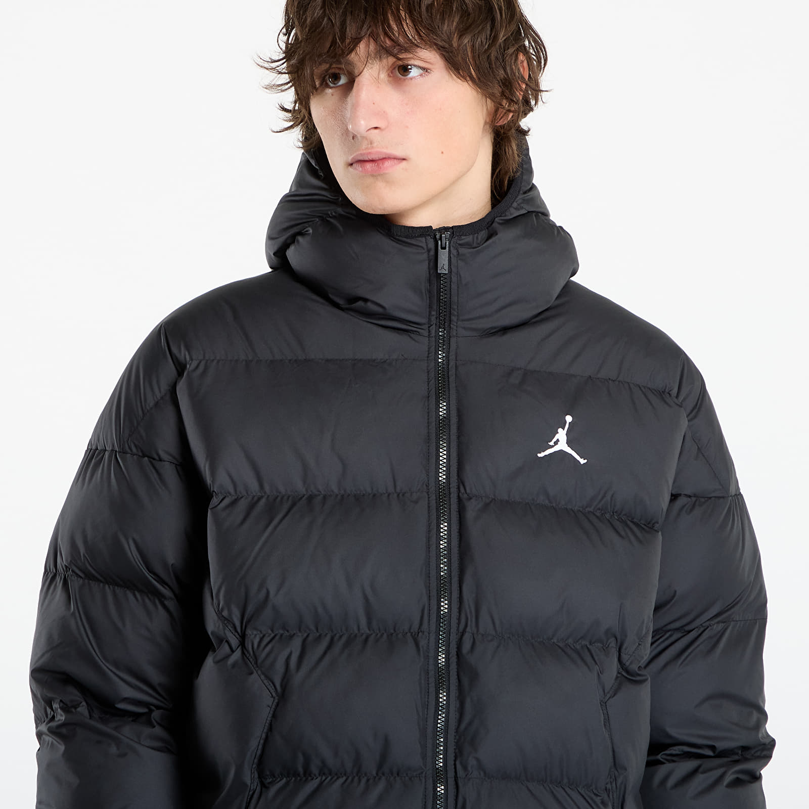 Jakas Jordan Brooklyn Men's Puffer Jacket Black/ White