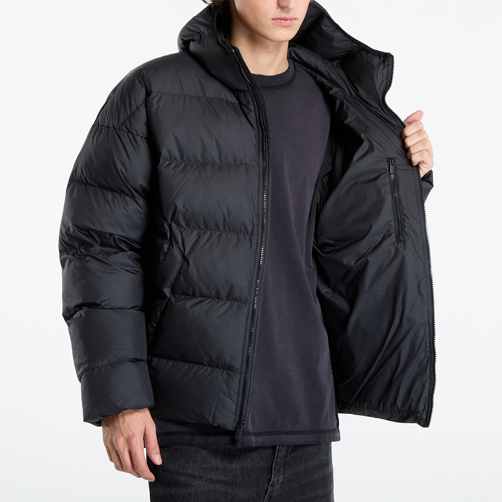 Jakas Jordan Brooklyn Men's Puffer Jacket Black/ White