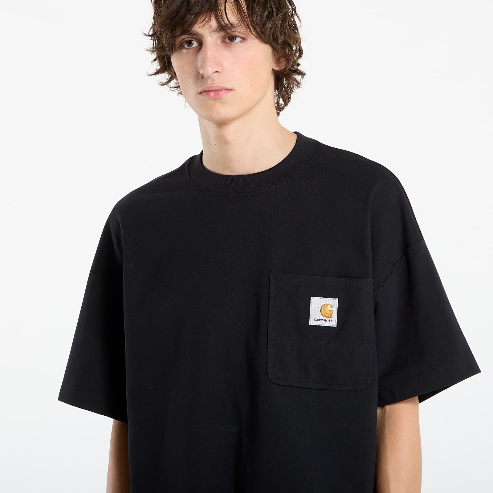 Pólók Carhartt WIP S/S Work Pocket T-Shirt UNISEX Black