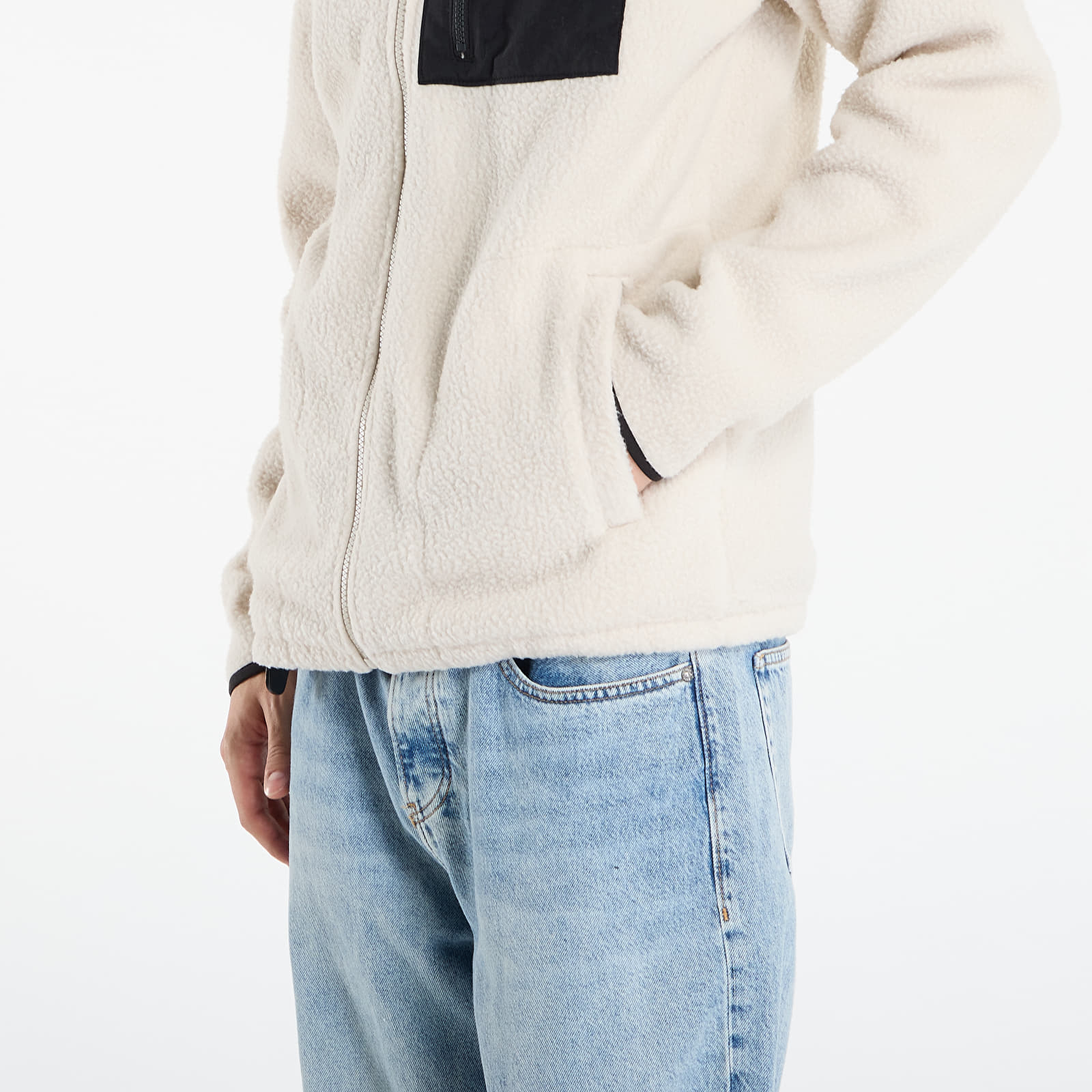 Sweatjacken und Sweatshirts Columbia Jasper Ridge™ Pebbled Full Zip Fleece Dark Stone/ Black