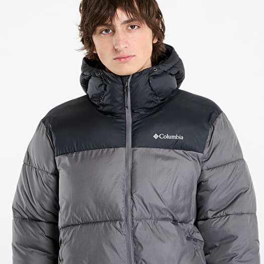 Jackets Columbia Puffect™ II Hooded Jacket City Grey/ Black