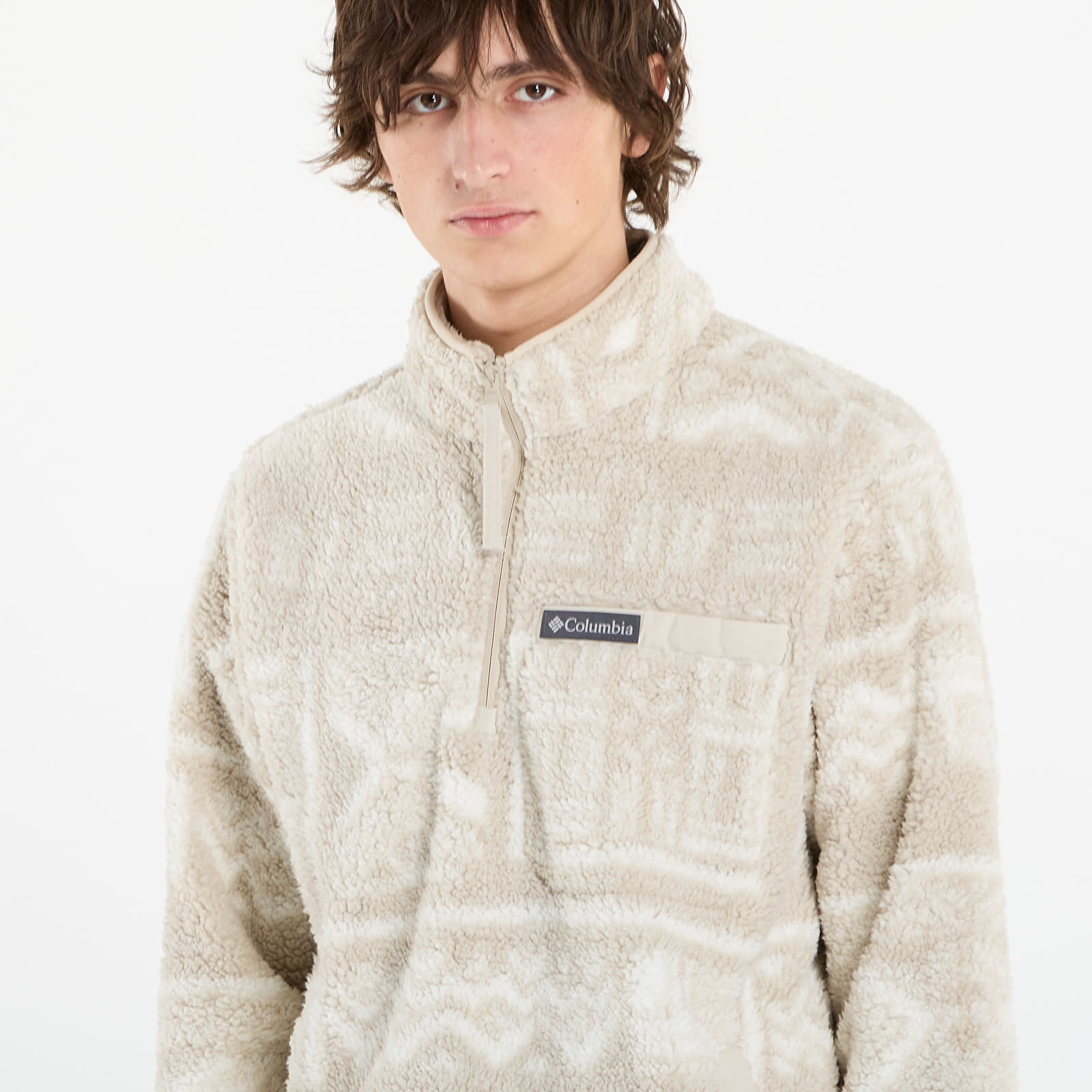 Hoodies für Männer Columbia Rugged Ridge™ High Pile Half Zip Dark Stone Deschutes Days