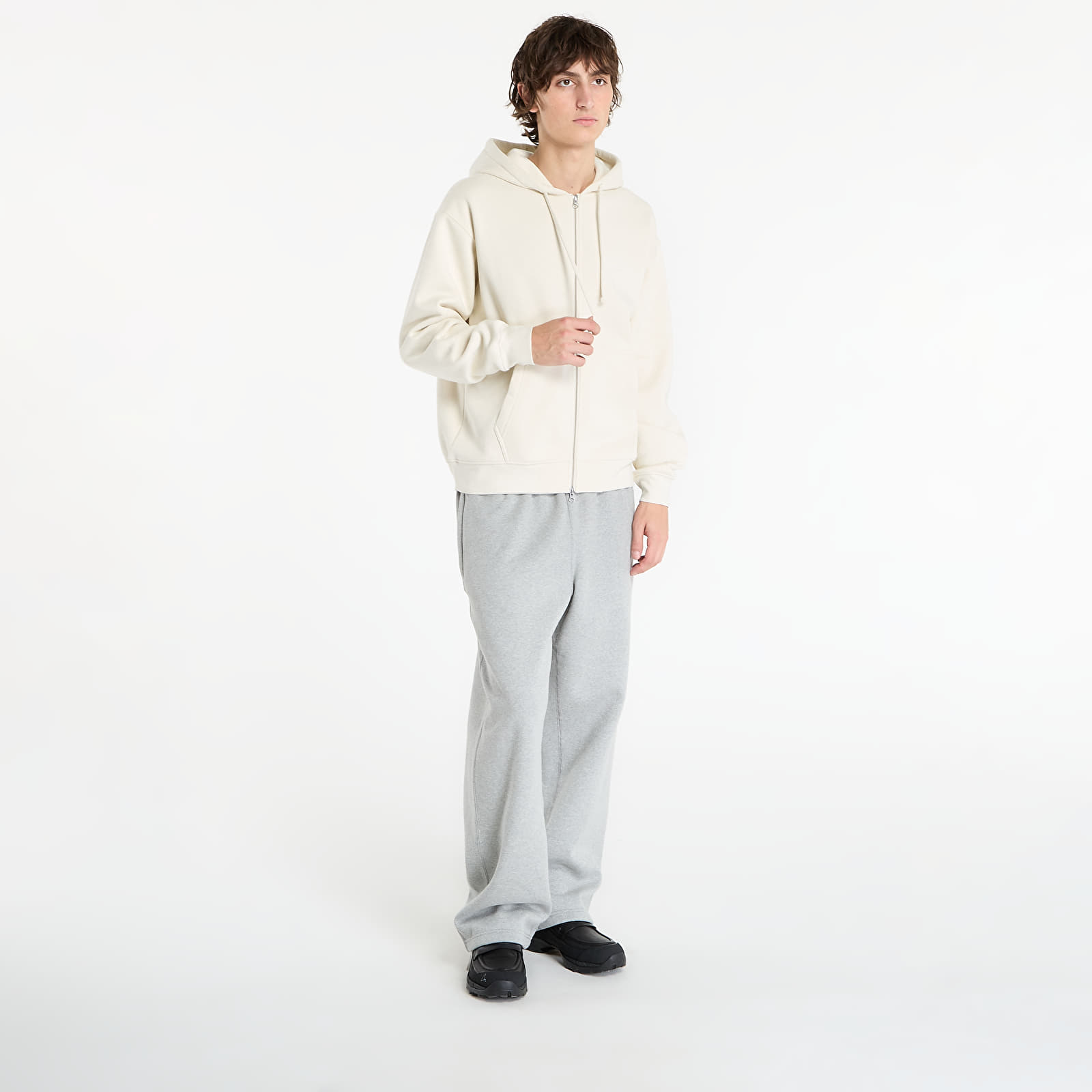 Felpe Dime Cursive Zip Hoodie UNISEX Natural